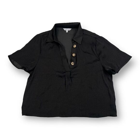 Naked Zebra Cropped Boxy Fit Blouse Top Size Small - Picture 1 of 5